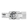 Breezliy 1/2 Pex Straight Stop Valve Sink Toilet Shut Off