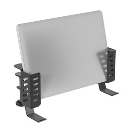 Adjustable Desk Side Storage, XICEN Under Desk Storage, Clamp-On Under Desk Laptop Holder, Hanging Desk Organizer No Drill, Desk Side Storage Holder for Office and Home