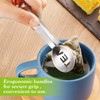 Tea Bag Squeezer Tongs Stainless Steel Spoon for Bags Silver