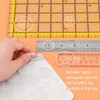 Ruler Grips, 34 PCS Transparent Quilting Rulers, Non-Slip Silicone Ruler
