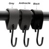 Brute Strength - Multifunctional Leather S-Hooks - Black - 4