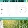 DOLEMODUO 7X 30 Ft Nylon Trellis Netting, 6×6 Heavy Duty