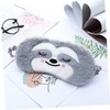 Baluue Gray Monkey Sleep Mask Soft Fabric Sleep Mask for