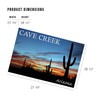 Lantern Press 1000 Piece Jigsaw Puzzle, Cave Creek, Arizona, Cactus