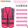 AYKRM breathable high viz Class 2 hi vis Zipper Front