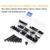 Black M6 Hex Drive Socket Cap Bolts Kit, binifiMux 35-Set