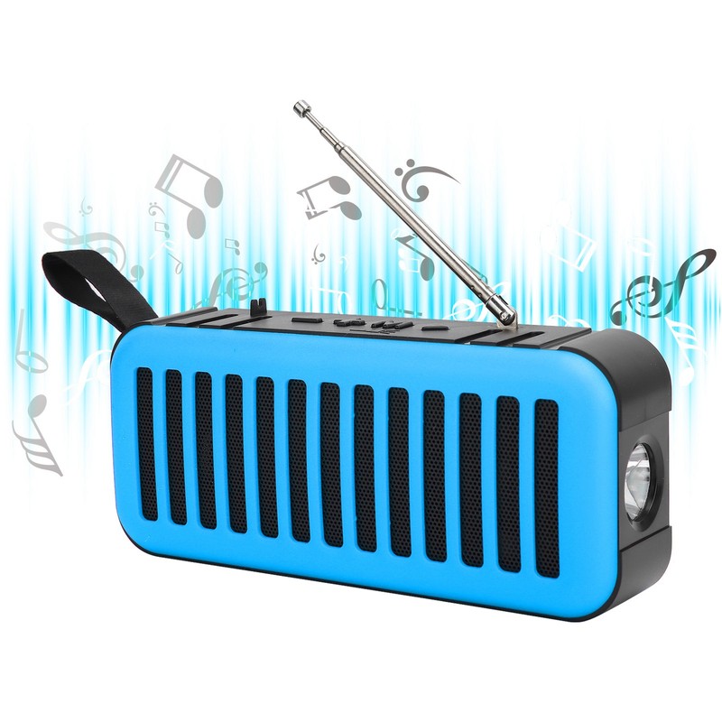 D6‑2 Wireless Bluetooth Speaker Mini Portable Solar Powered Subwoofer Support