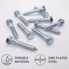 SKIR'CO (10 pcs) DIN 571 Zinc Plated Steel Hexagon Head