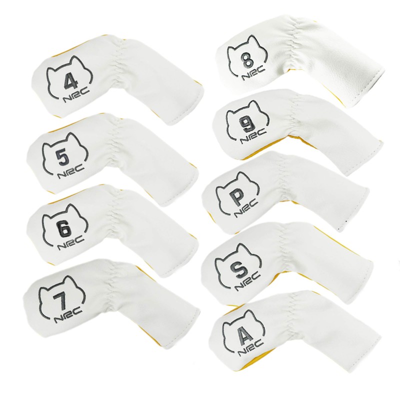 HELLO NRC Golf Headcovers for Putter Black Four-leaf clover golf