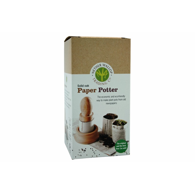 PAPER POTTER - MAKE YOUR OWN POTS FROM NEWSPAPER