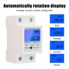 Flylin Single Phase Energy Meter 5-80A DDM15SC LCD Digital Display,