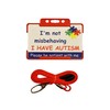 Im Not Misbehaving Autism Lanyard - Available in Seven Colours