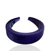 Women's Headband, Purple Velvet Domed
