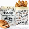 Bread Bags for Homemade Sourdough, Happinesss Reusable Beeswax Bread Bags