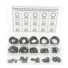 MCMASKE Metric 5mm to 28mm Round Wire C-Clips External Retaining