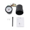 Tachometer Tach Gauge with Black Holder Cup for Auto Car