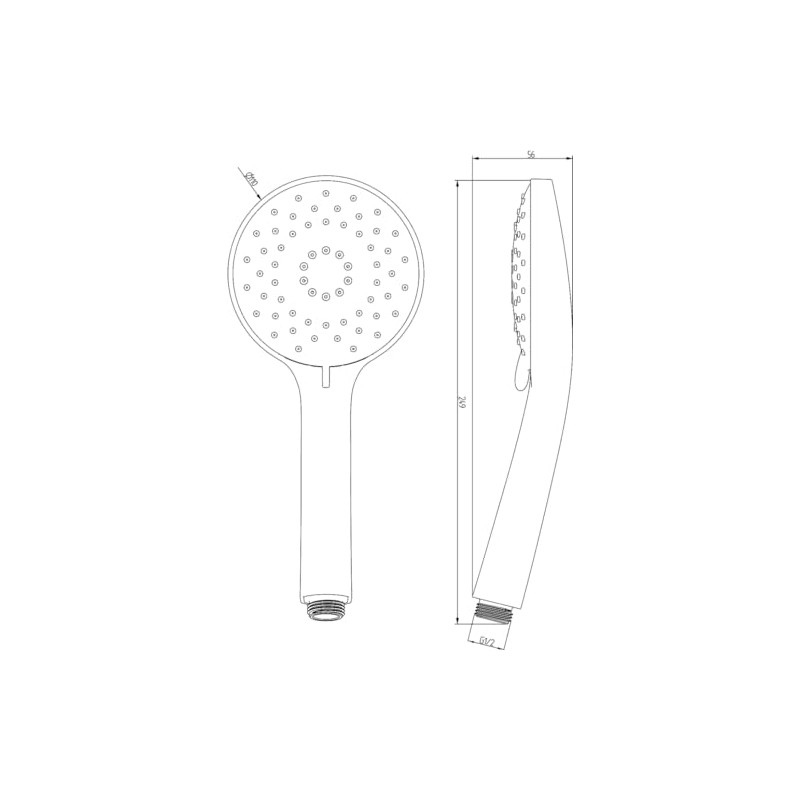 Villeroy & Boch Universal Showers Hand Shower, Shower Head with