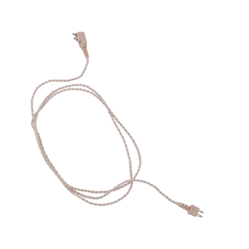 10Pcs 2pin Hearing Aid Cable High Temperature Resistance PVC Reliable