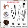 6pcs Tail Hair Tool, Tail French Braid Loop Tool Rat