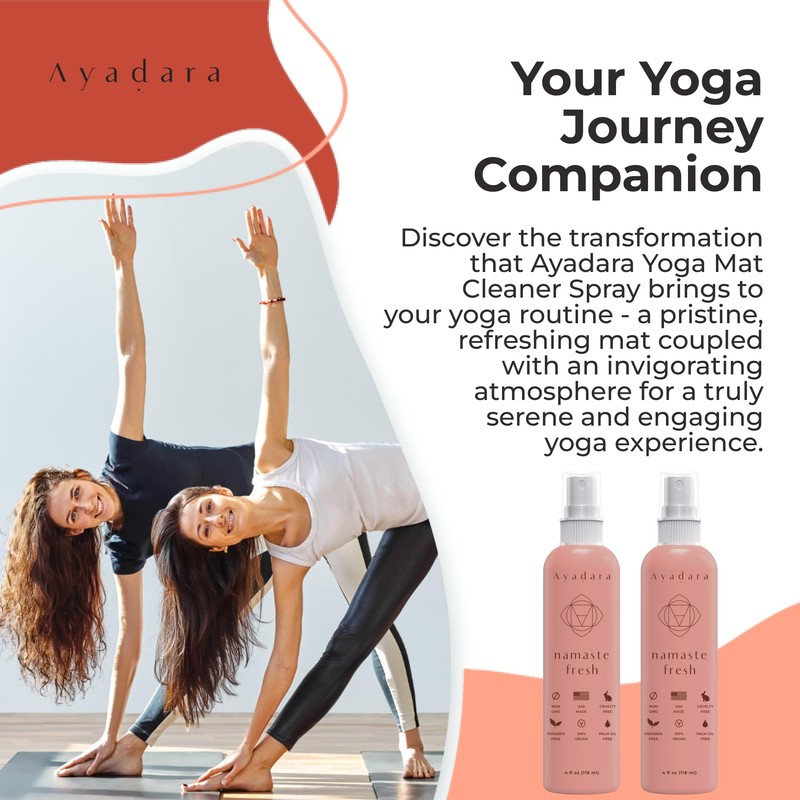 Yoga Mat Cleaner Spray, Cleaning Spray for Yoga Accessories, All