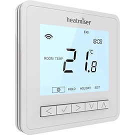 Heatmiser NeoAir V3 Wireless Smart Thermostat White Works with the NeoHub Gen 2 Giving you Interface with Apple Home kit Alexa and Google Home Including Kudos Tradings Next Working Day Prime Delivery