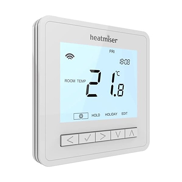 Heatmiser NeoAir V3 Wireless Smart Thermostat White Works with the NeoHub Gen 2 Giving you Interface with Apple Home kit Alexa and Google Home Including Kudos Tradings Next Working Day Prime Delivery