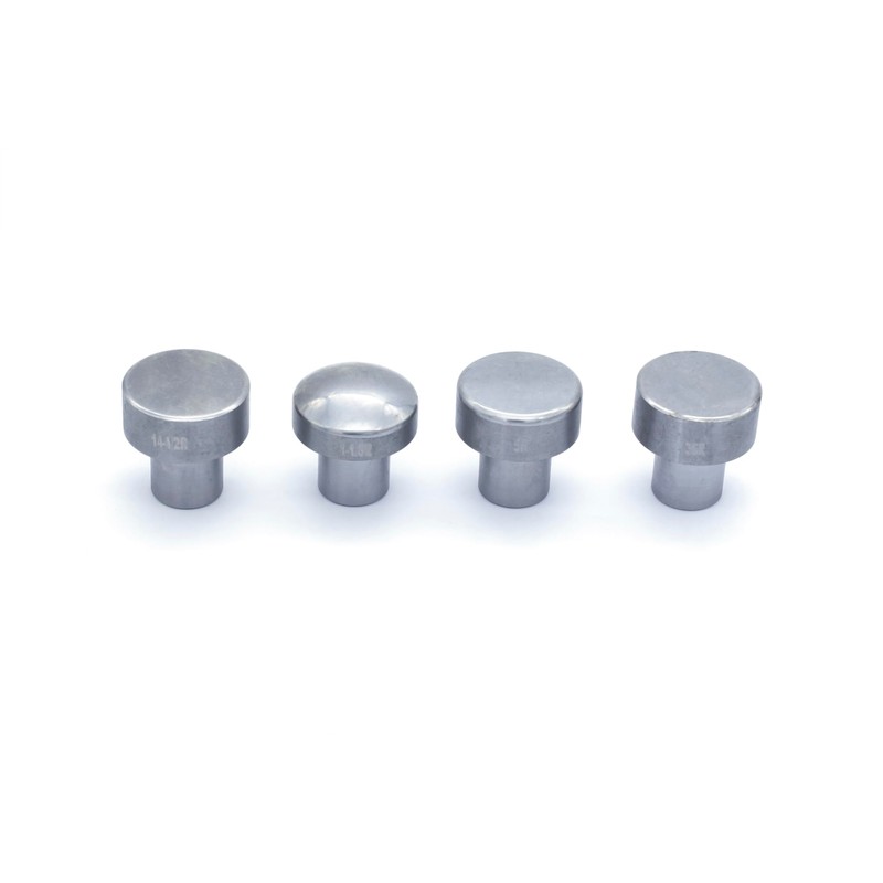 LOUDERLUN 4 Piece Planishing Hammer Steel lower Die Set -