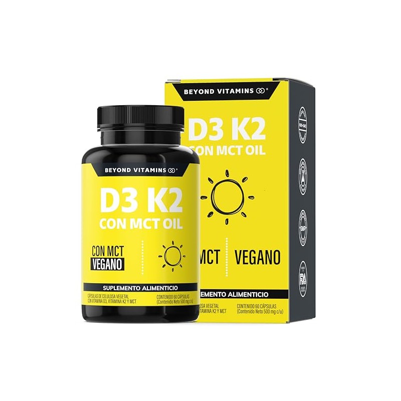Vitamina Mct Oil Azúcar Suplemento Alimenticio Vegano Beyond Vitamins Ingredientes
