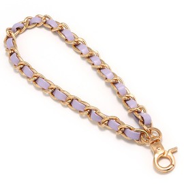 TENOC Metal Phone Wrist Strap, Universal Cellphone Lanyard with Tether Tab,Hands-Free Wristlet Bracelet, Anti Theft Phone Chain for Women, Purple