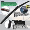 HEYNER Wiper Blades Fits Mercedes Vito 2004-2014 Hybrid Windscreen Front