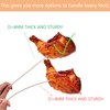 12" Natural Bamboo Wooden Skewers the diameter is 4mm (100