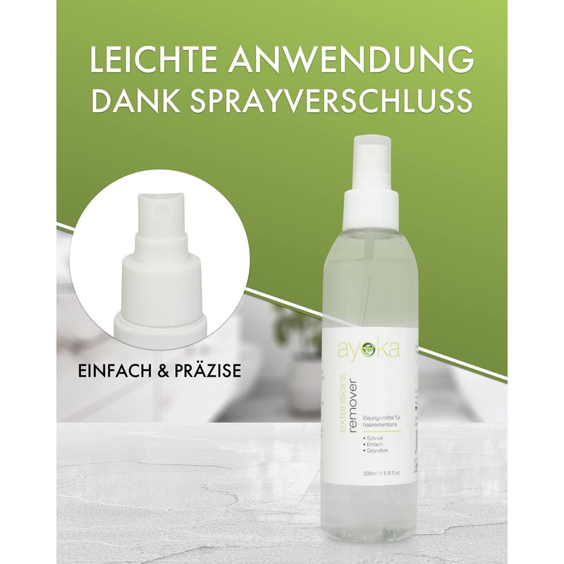 Hermosisimo Hair Extension Remover 200ml transparent