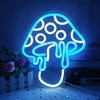 Mushroom Neon Sign Dimmable Led Light Cute Mushroom Night Light