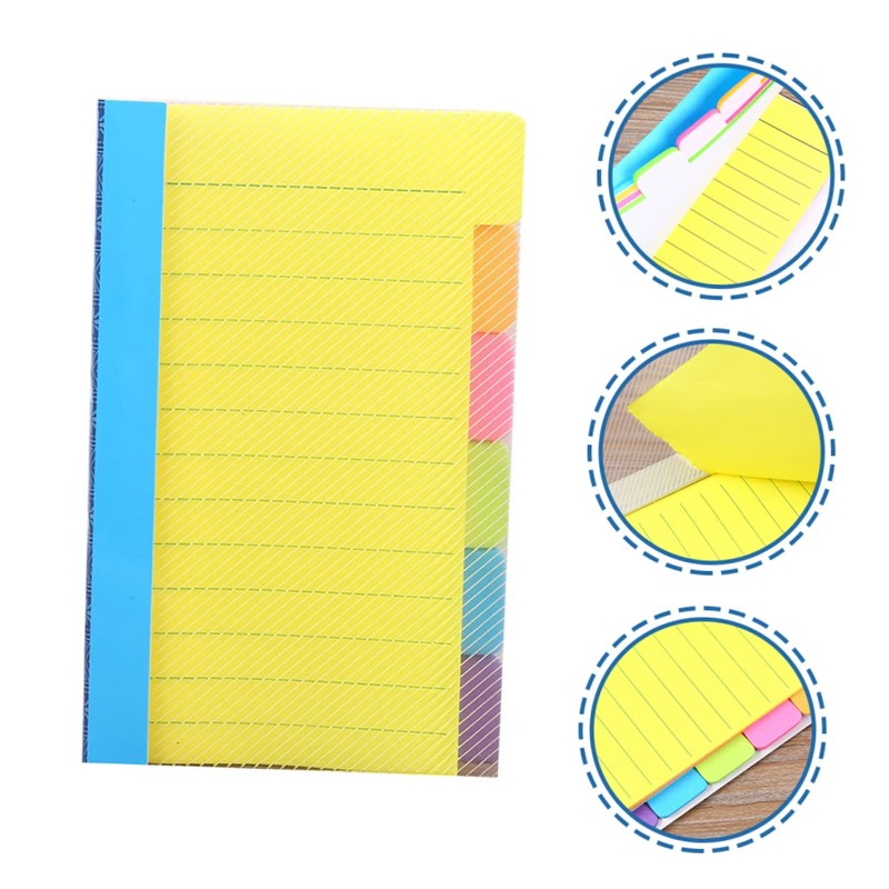 Operitacx Notebook Grocery List Notepad Notes Sticky Yellow Notepad Sticky