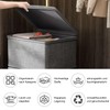 Lockable Storage Box with Lock with Lid Fabric Integrated PP