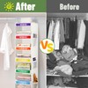 Fivebop 2 Pack 6-Shelf Weekly Clothes Organizer for Kids, Hanging