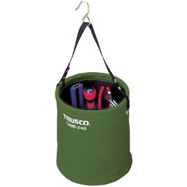 TRUSCO(トラスコ) アタッチメント付電工バケツΦ240X240 OD色 TADB-240-OD