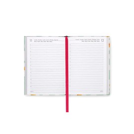 Legami - Small Daily Planner, 16 Months, September 2023 to December 2024, Closure with Elastic Band, Monthly Planner January 2025, 9.5 x 13.5 cm, Egg Theme