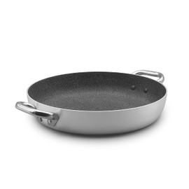 Pentole Agnelli ALSA110G20 Shark Skin Induction Line Non-Stick Coating with 2 Stainless Steel Handles 20 cm