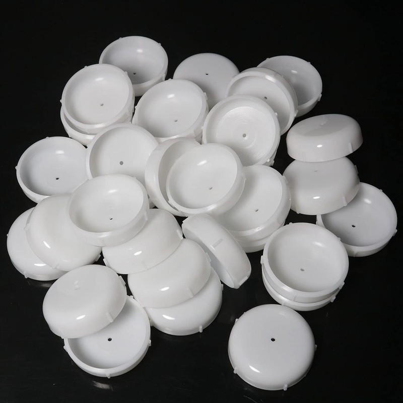WHYHKJ 32pcs 1.5 Inch Plastic Patio Furniture Seating Glides/Feet/Caps for