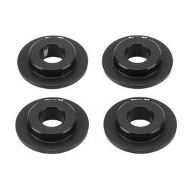 4 Pcs Wheel Rim Adapter Gasket Aluminum Alloy Sturdy Durable Wheel Adapter for TRAXXAS UDR 1/7 RC Car Black