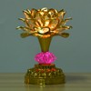 LED Multicolor Buddhist Lotus Lamp with 13 Different Buddhist Songs