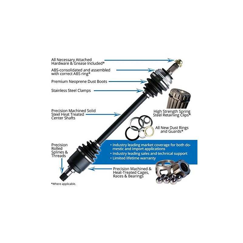 TrakMotive CV Axle Shaft - TO-8387
