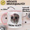 Personalisierte Sad Hamster Meme Tasse Geschenk Trauriger Hamster Eigener Text