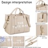 The Tote Bag de piel grande para mujer, Bolsas Totes