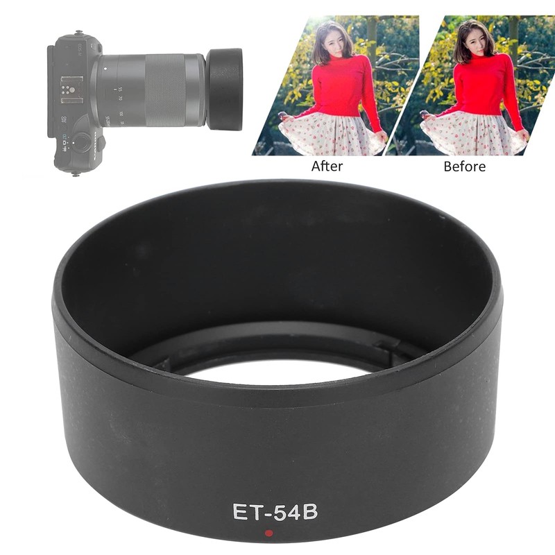 Lens Hood ET‑54B Durable Reversible Protective Lens Hood for EF‑M