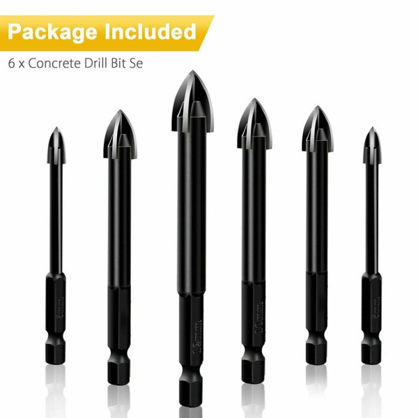 Unbranded 4-12mm Carbide Tungsten Carbide Drill Bits For Ceramic/Tile/C