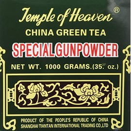 China Green Tea Special Gunpowder 1 Kilo (1000grams or 35.27 Oz) Guaranteed Authenticity - PACK OF 2
