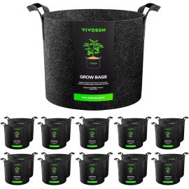 VIVOSUN 20 Pack 7Gallon Grow Bags Heavy Duty Nonwoven Fabric Pots w/ Handles