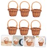 Alipis 6pcs Mini Shopping Basket Little Miniature Basket Storage Mini